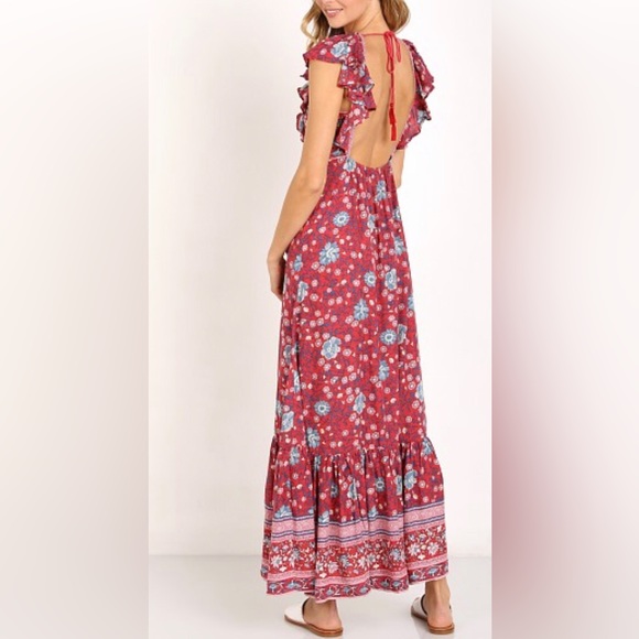 Spell Dresses & Skirts - Spell & the Gypsy Folktown Frill Dress size S Wine